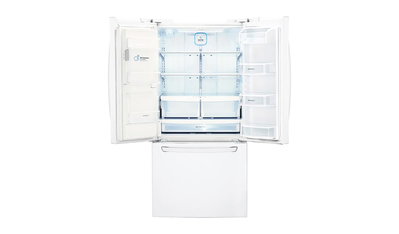 LG Réfrigérateur avec porte à deux battants de 24,2 pi3 , 33 po, LFXS24623W